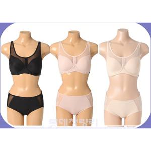 [비비안(언더웨어)]소프트패드들뜸없는노와이어아쿠아메쉬 몰드브라팬티2컬러텍1 BR1802ABP1802P