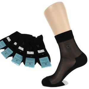CA검정실키단목 신사정장 시원한 남성 여름 양말 5족