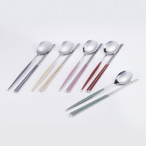 보겐 프리미엄 오색 세라믹 수저세트 5벌(컬러혼합)