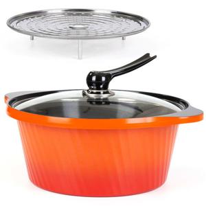 키친아트 통주물 세라믹 냄비 Y 곰솥냄비 32CM+찜기