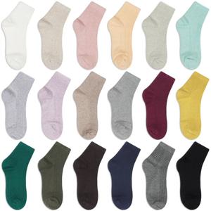 [무료배송] MJ 여성용/학생용 갑종 골지 단목 양말 (5족) 여자