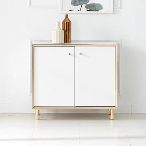 [데코라인] 프라페 빗각 높은 800 수납장 (도어형)