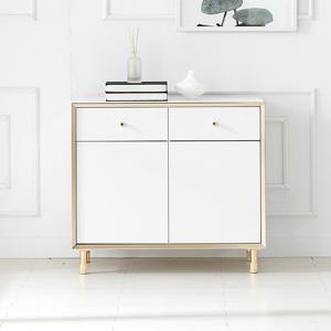 [데코라인] 프라페 빗각 높은 800 수납장 (2서랍형)