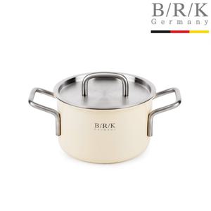 [비알케이(생활)]노르딕 통5중 양수냄비 16cm 크림 화이트
