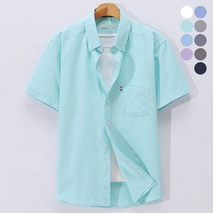 [후앙스] 옥스포드 무지 270 스탠다드 반팔 셔츠 CKST9422