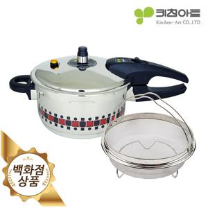 [키친아트]FX 스텐 압력밥솥 찜기세트 4.5L (IH인덕션겸용)