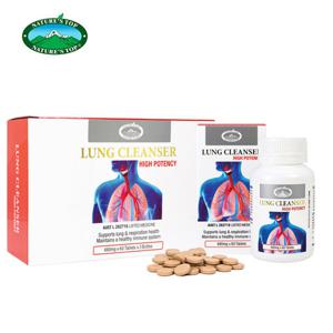 [해외직구] [네이쳐스탑] 렁 클리너 680MG x 60정 3개묶음