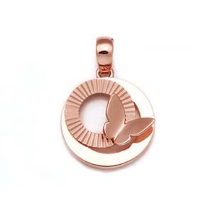 [비앤비골드] 14K 큐티 나비 이중 서클링 펜던트 JNP32945