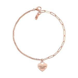 [모아르] 18K 팔찌 체인 볼 금팔찌 뉴욕 하트