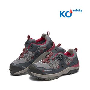 코오롱4인치안전화 F-404 에어홀 통기성 다이얼레이싱 메쉬소재