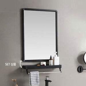 욕실수납장 욕실 화장실 벽 걸이 거울 선반 코너 정리대 욕실장