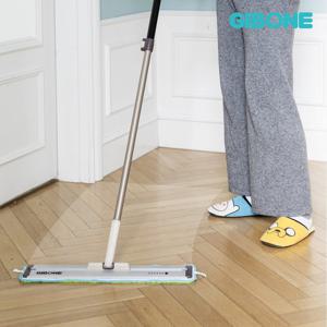 기본에 슬림와이드 슬라이딩 막대걸레 (밀대걸레+극세사패드 4p)