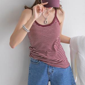 [나크21] (55~120)스트라이프 아일렛 끈나시 KOA-T-24 /빅사이즈