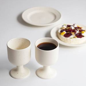 [국내생산] 니코트 히어 무광 와인잔+플레이트 선물세트 4P