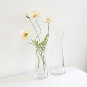 유리 화병 리븐 S 인테리어 오브제 꽃병 투명 미니화병