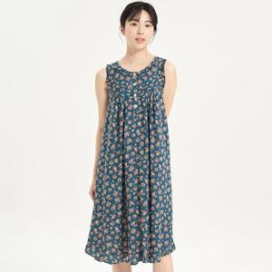 [메이플라워]그린플라워 나시 레이온 여성 빅사이즈 원피스 잠옷