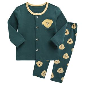 그린베베 영유아 봄가을용 비숑 양면내의