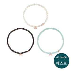 *11월특가*14k 고래꼬리 천연석 비즈 팔찌(3type)