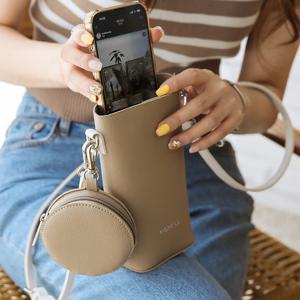 4ALL 3컬러 파우치포함 핸드폰가방 미니 크로스가방 TFA869