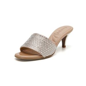 [탠디] 여성화 큐빅포인트 뮬 슬리퍼 722053 W088 골드 6Cm