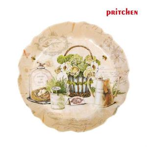 [기타] 셔링 원형바스켓 대 쟁반