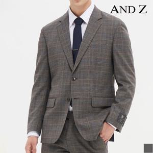 [앤드지] 블루 데코 글랜 체크 정장자켓 (BZA3SB1106)