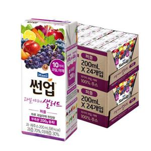 [매일유업]썬업 과일야채샐러드 퍼플 200ml 48팩