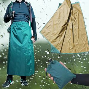 이드나인 그리니 방수 등산치마우의 우비 망또+파우치 레인스커트