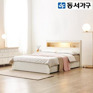 동서가구 이즈 카이 LED 편백 Q침대 프레임 DF921961