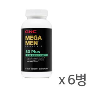 [지앤씨] 메가맨50 플러스 원데일리 남성 멀티비타민 60정 x6