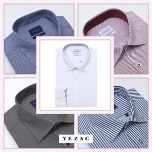 [예작(셔츠)][예작]25 F/W 남성 슬림 긴팔와이셔츠 스판/모달 혼방소재 슬림핏25종