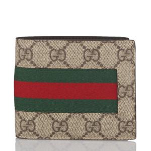 [GUCCI] 시그니쳐 웹 남성 반지갑 408827 KHN4N 9791