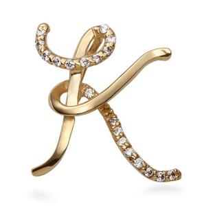 [비앤비골드] 14K 러블리 K 이니셜 펜던트 NPP34393