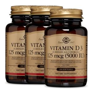 [솔가] 비타민D3 콜레칼시폐롤 5000IU 100소프트젤 x3