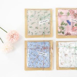 [이경희]  아사 면 손수건 여성 선물 포장 AH01~AH50
