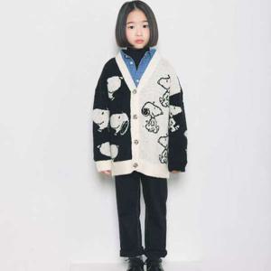 [아이러브제이] P. 스누피 모노톤 니트 가디건 JUEOU20