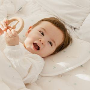 벨몽 투에어홀 순면메쉬 신생아 짱구베개 두상관리 아기베개