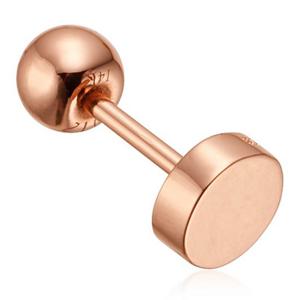 [비앤비골드] 18K 원통 서클 5mm 피어싱 한쪽 NPE34510