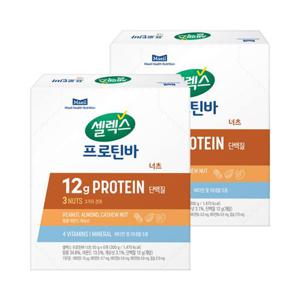 [셀렉스]셀렉스 프로틴바 너츠 에너지 단백질바 50g 12개입 (6입 x 2box)