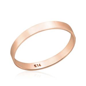 [비앤비골드] (4월베스트) 14K 2.5mm 민자 열손가락 레이어드 평반지 NPR32695