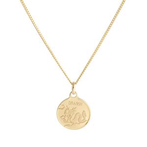 [비앤비골드] 14K 미아방지 용띠 코인 목걸이 IRN32474