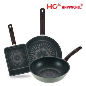 [HC해피콜] 버던트 티타늄 IH 프라이팬 3종D