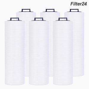 수도119 정수닥터 연수기 호환 리필필터-고급형 6개 [정품 대비 20% 두께 UP]