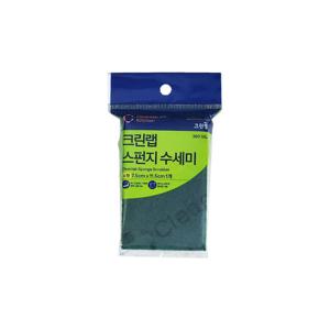 크린랩 스펀지 수세미 소 주방 버블 다목적