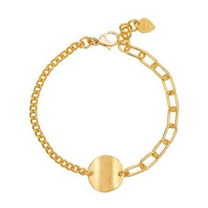 [한국금다이아몬드] 여자 순금 팔찌 체인 웨이브 코인 24K 11.25g 18K장식