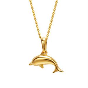 [한국금다이아몬드] 여자 순금 목걸이 돌고래 펜던트 24K 7.5g 18K장식