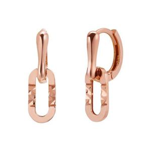 [모아르] 18K 귀걸이 원터치 금귀걸이 라운드 컷팅