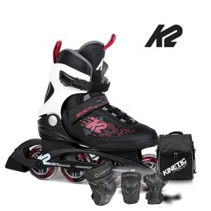 [K2] 키네틱80와인 성인인라인 가방+보호대[세미]