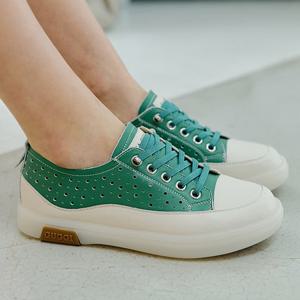 [더힐슈즈] 펀칭 여성 여자 슬립온 운동화 스니커즈 2cm/2color