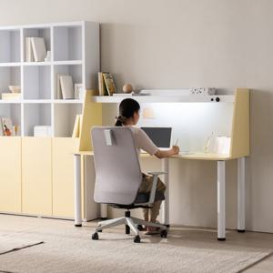 포스트모던 칸트M LED 집중력 컴퓨터책상 140cm